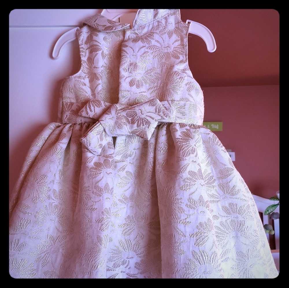 Babygirl gold dress